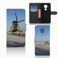 Motorola Moto G7 Power Flip Cover Schaatsers