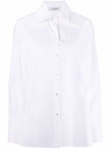 Valentino Garavani chemise à col pointu oversize - Blanc