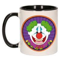 Halloween horror clown mok / beker 300 ml   - - thumbnail