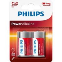 2x Philips LR14 C batterijen - thumbnail