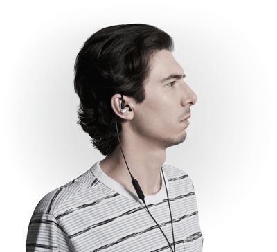 Shure AONIC 3 Headset Bedraad In-ear Oproepen/muziek Wit