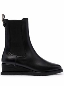 Ferragamo bottines à semelle compensée - Noir