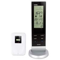 Alecto WS-1150 - Weerstation met draadloze buitensensor, zwart/zilver