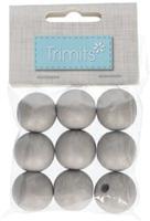 Trimits Houten Ronde Kralen 25 mm 02 Grey (9 stuks)