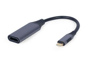 Cablexpert A-USB3C-HDMI-01 video kabel adapter 0,15 m USB Type-C Grijs