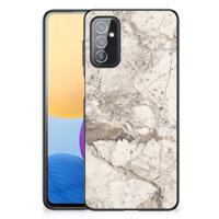 Samsung Galaxy M52 Marmeren Print Telefoonhoesje Marmer Beige
