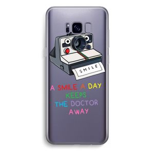Smile: Samsung Galaxy S8 Plus Transparant Hoesje