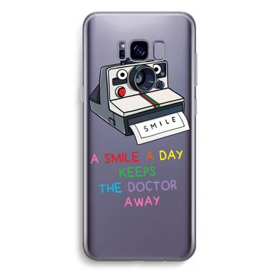 Smile: Samsung Galaxy S8 Plus Transparant Hoesje