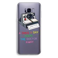 Smile: Samsung Galaxy S8 Plus Transparant Hoesje