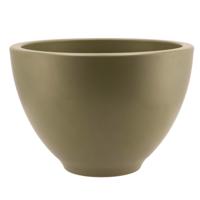 DK Design Bloempot/plantenpot - Vinci - olijfgroen mat - binnen - D21 x H31 cm