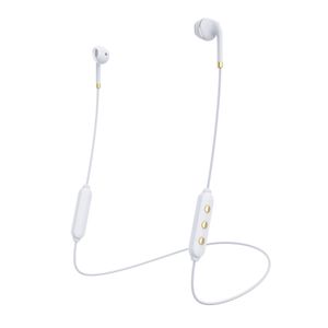 Happy Plugs Wireless II Headset Draadloos In-ear, Neckband Oproepen/muziek Micro-USB Bluetooth Wit