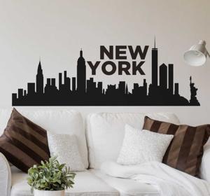 Muursticker skyline New York