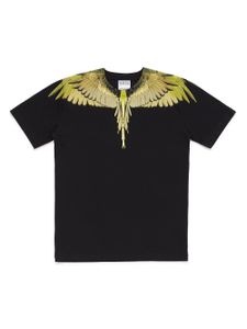 Marcelo Burlon County Of Milan Kids t-shirt à imprimé Icon Wings - Noir