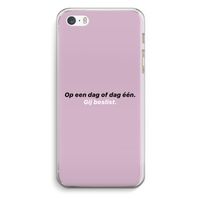 gij beslist: iPhone 5 / 5S / SE Transparant Hoesje gij beslist: iPhone 5 / 5S / SE Transparant Hoesje