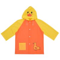 Free And Easy Regenjas Junior Polyester Oranje Maat Xs - thumbnail