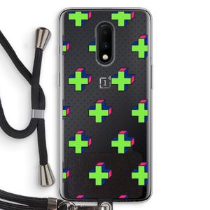8-bit N°10: OnePlus 7 Transparant Hoesje met koord