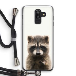 Rocco: Samsung Galaxy J8 (2018) Transparant Hoesje met koord