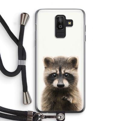 Rocco: Samsung Galaxy J8 (2018) Transparant Hoesje met koord