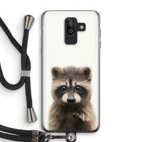 Rocco: Samsung Galaxy J8 (2018) Transparant Hoesje met koord