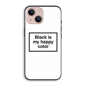 Black is my happy color: iPhone 13 Biologisch afbreekbaar hoesje
