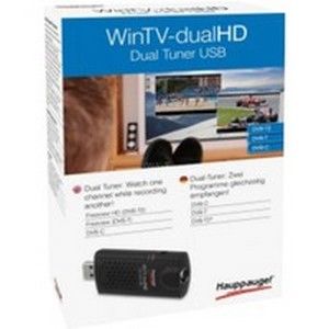 TV-stick Hauppauge WinTV-dualHD Met afstandsbediening Aantal tuners: 2