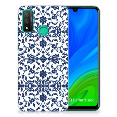 Huawei P Smart 2020 | TPU Case | Flower Blue