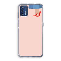 High heels: Motorola Moto G9 Plus Transparant Hoesje