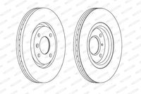 Ferodo Remschijf DDF1152C