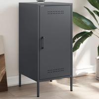 Dressoir 36x39x79 cm staal antracietkleurig