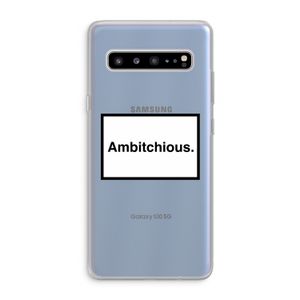 Ambitchious: Samsung Galaxy S10 5G Transparant Hoesje