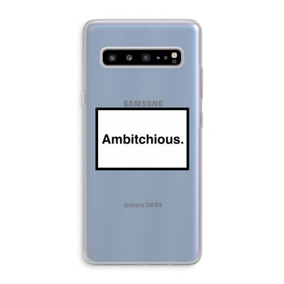 Ambitchious: Samsung Galaxy S10 5G Transparant Hoesje