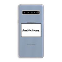 Ambitchious: Samsung Galaxy S10 5G Transparant Hoesje