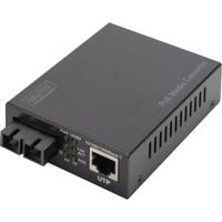 Digitus DN-82160 Mediaconverter SC Duplex, IEEE 802.3z 1000BASE-LX, LAN 10/100/1000 MBit/s 10 / 100 / 1000 MBit/s