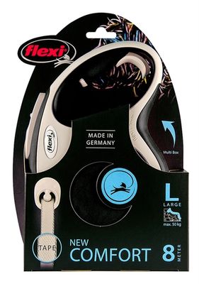 Flexi rollijn new comfort tape zwart