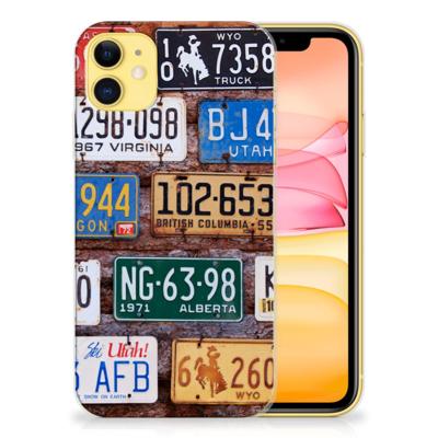 Apple iPhone 11 | Siliconen hoesje | met foto Kentekenplaten