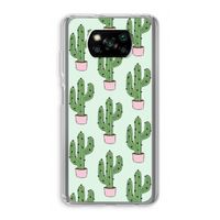 Cactus Lover: Xiaomi Poco X3 NFC Transparant Hoesje