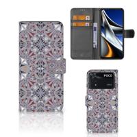 Xiaomi Poco X4 Pro 5G | Bookcase | Flower Tiles