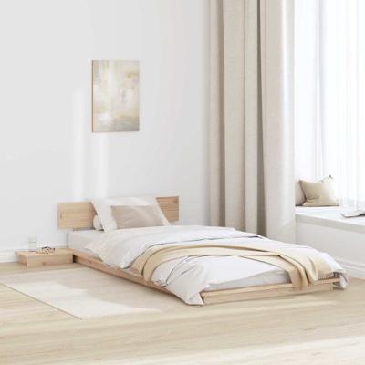Bedframe Bruin 100 x 200 cm Hout