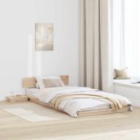 Bedframe Bruin 100 x 200 cm Hout