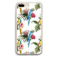 Kleurrijke papegaaien: iPhone 7 Plus Transparant Hoesje