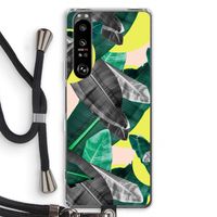 Fantasie jungle: Sony Xperia 1 III Transparant Hoesje met koord