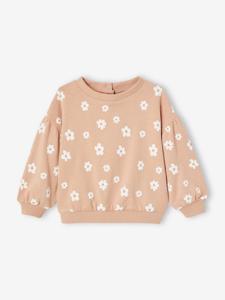 Babysweater met print rouge