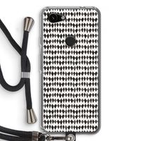 Crazy shapes: Pixel 3a Transparant Hoesje met koord