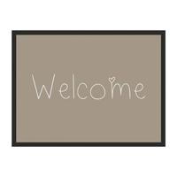 MD Entree - Deurmat - Schoonloopmat - Ambiance Welcome - 50 x 70 cm