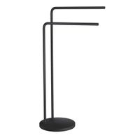 Smedbo Beslagsboden Handdoekhouder - 40x80x25cm - Staal Mat zwart BB1231