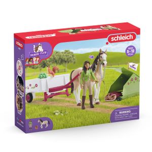 Schleich horse club sarah&apos;s kampeeruitstapje 42533