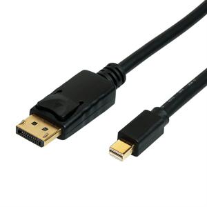 ROLINE Mini DisplayPort Kabel, mDP-DP, v1.3/v1.4, M/M, zwart, 2 m