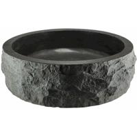 Wiesbaden Raw Waskom Rond Hamerslag - 40x12cm - Hardsteen Gezoet Wiesbaden Raw Waskom Rond Hamerslag - 40x12cm - Hardsteen Gezoet