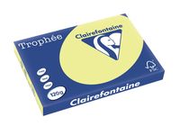 Clairefontaine Trophée Pastel, gekleurd papier, A3, 120 g, 250 vel, citroengeel - thumbnail