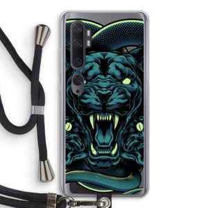 Cougar and Vipers: Xiaomi Mi Note 10 Transparant Hoesje met koord